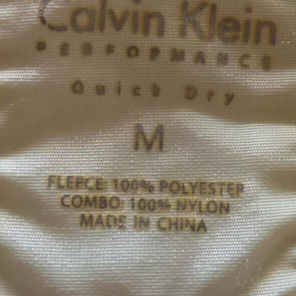 Womens Calvin Klein Performance Fleece Full Zip Front Jacket - Picture 4 of 6